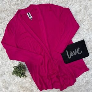 🎉HP🎉 MOA USA Lightweight Open Cardigan 💗 Pink